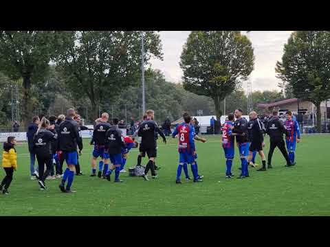 Na afloop Derby Candia'66 - VVA Achterberg