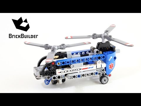 Vidéo LEGO Technic 42020 : L'hélicoptère bi-rotors