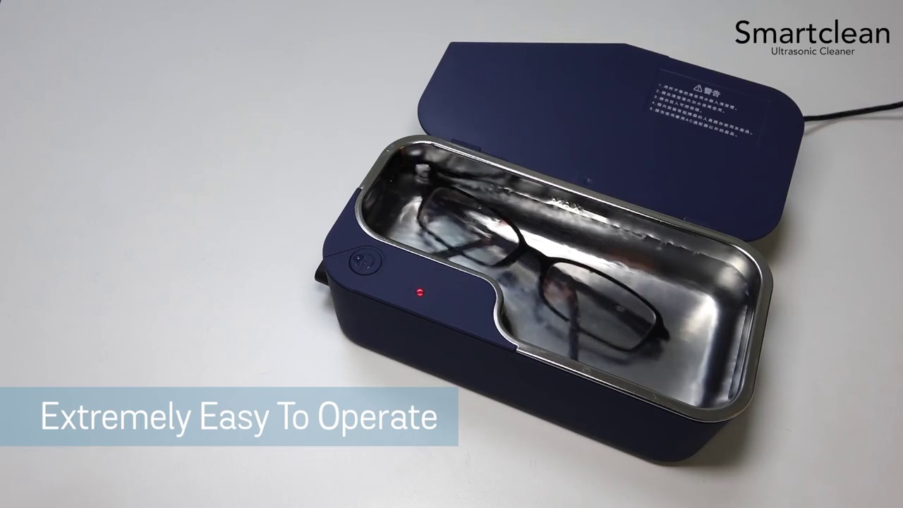 Vision.5 Ultrasonic Eyeglasses Cleaner // Navy Blue video thumbnail