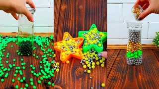 ⭐Oddly satisfying Reverse video  Compilation Colorful Beads #4
