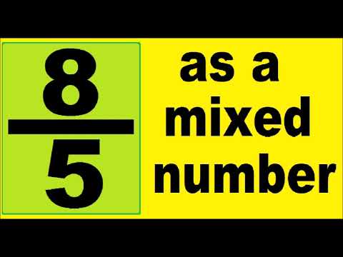 YouTube video about: What is 18 5 as a mixed number?