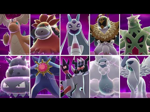 Pokémon Legends: Z-A - All Rogue Mega Evolution Intros & Splash Screens
