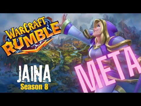 Warcraft Rumble PvP : Jaina Turtle META all the way to 16k+ ( Adrenaline rush / Bounty hunt ) S8W3