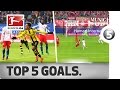 Top 5 Goals - Aubameyang, Calhanoglu and More with Incredible Strikes