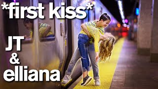 Dance Moms Elliana Walmsley FIRST KISS with JT Church! *Adorable*