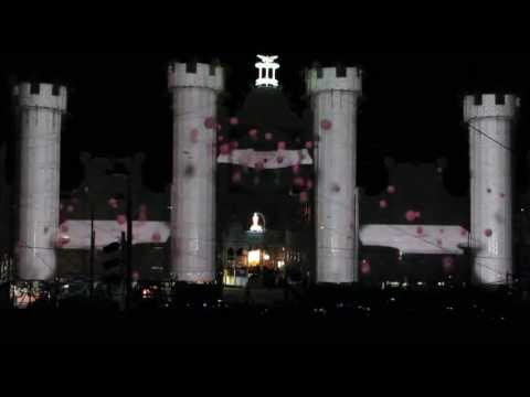 Scorrano (LE) - Santa Domenica 2013 - Luminarie "DE CAGNA" - VideoMapping 3D