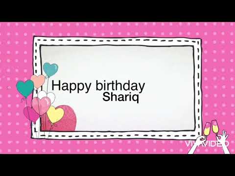 Happy Birthday Shariq