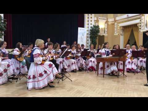 The Orchestra of Russian Folk instrument "Balalaika" - plays Russian folksong Korobeiniki