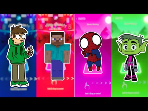 Eddsworld 🆚 Minecraft 🆚 Spider Man 🆚 Teen Titans Go. Who Is Best?