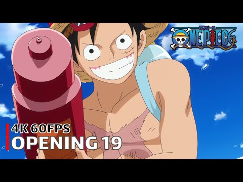 One Piece - Opening 19 【We can!】 4K 60FPS Creditless | CC