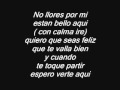 tercer cielo yo te extrañare letra 