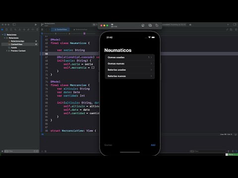 SwiftUI & SwiftData: Creando sistema para inventarios de compañías @Relationship @Model @Query