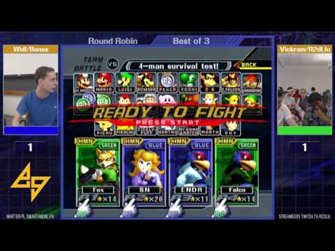 Event Match 22: Widl/Bones (Blue) vs Vickram/R2DLiu (Green) - Round Robin