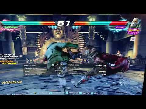 Acu major vs the legend  match on pc tekken 7