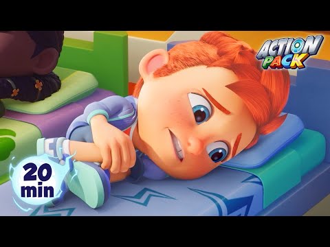 I just can't sleep 🫢 | Action Pack | Cartoon Adventures for Kids