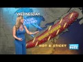 Jessica Gets Suprised By Her Weather Map
