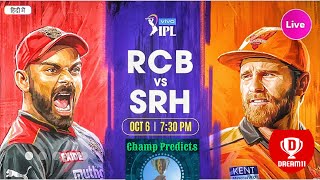 BLR vs SRH Dream11 Team GL Tips 🤑 | RCB vs SRH Dream11 IPL T20 | BLR vs SRH  Dream11 Today Match