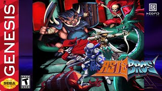 Astebros - New Sega Genesis / MegaDrive Game - Demo Gameplay