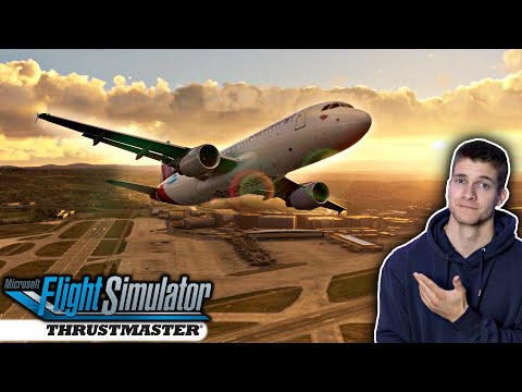 Kurzstrecke im A320 in Realtime! MSFS LIVE - VATSIM - Thrustmaster TCA - AeroSimGermany