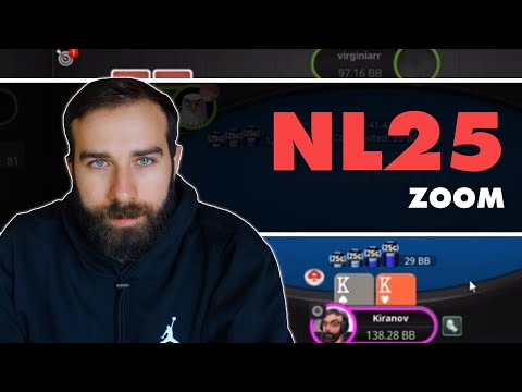 Let's EXPLOIT NL25 zoom! | Poker Play & Explain