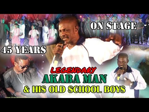 AKABA MAN & HIS OLD SCHOOL BOYS 45 YEARS ON STAGE - BENIN MUSIC LIVE ON STAGE