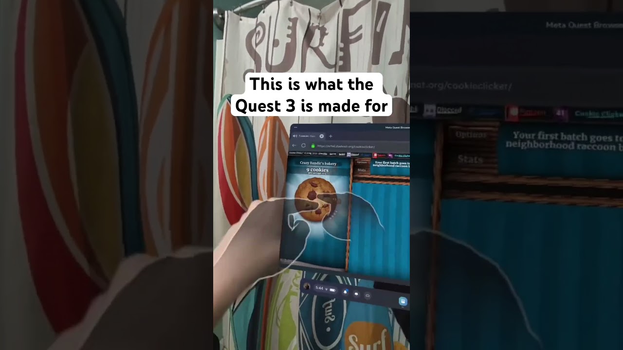 COOKIE CLICKER!!! #viral #vr