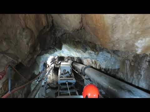 Standseilbahn Pissevache 2015 Talfahrt Teil 2