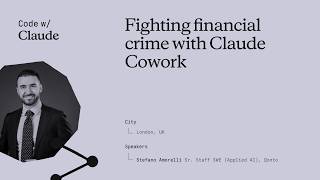 Fighting financial crime with Claude Cowork