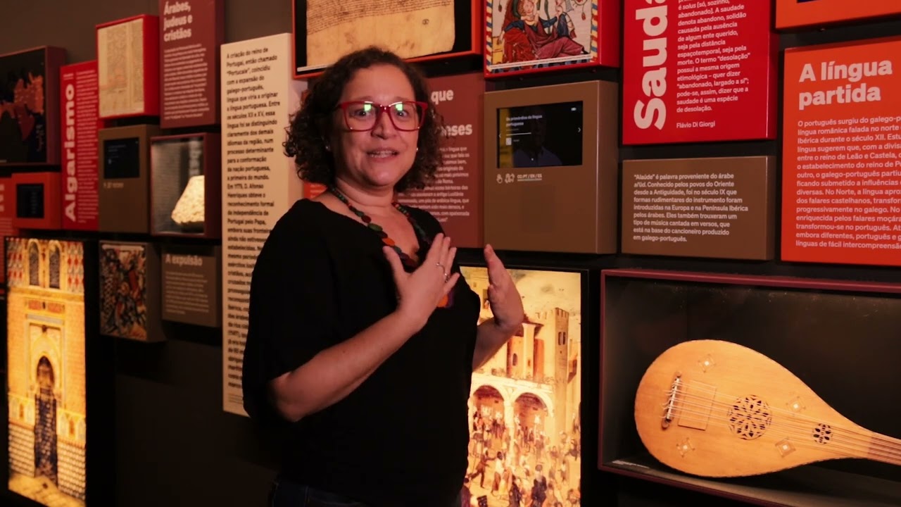 Olhares: vídeo-visita com Soraia Gama ao Museu da Língua Portuguesa