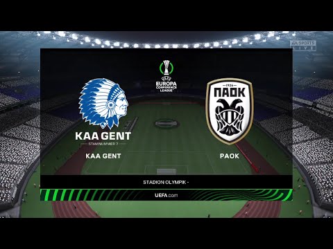 ⚽ Gent vs PAOK ⚽ | UEFA Europa Conference League (17/03/2022) | Fifa 22