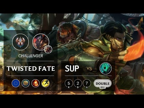 Twisted Fate Support vs Thresh - EUW Challenger Patch 9.9
