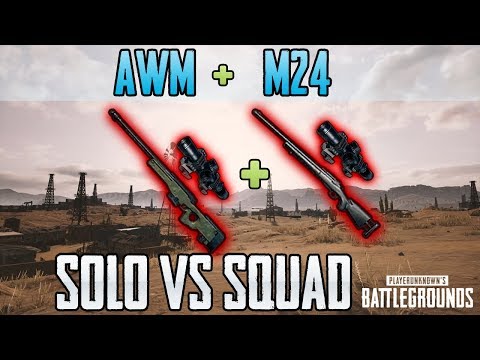 AWM + M24 - Just9n Solo vs Squad FPP [NA] - PUBG HIGHLIGHTS TOP 1 #50