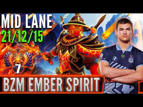 OG.bzm  [ Ember Spirit ]  Mid Lane Pro Gameplay  [ Patch 7.32c ]  Dota 2 Full Game