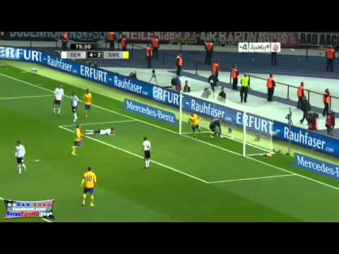 أهداف مباراة المانيا والسويد 4 - 4