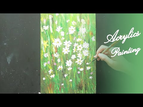 𝐀𝐜𝐫𝐲𝐥𝐢𝐜𝐬 𝐏𝐚𝐢𝐧𝐭𝐢𝐧𝐠 - #𝟖𝟒 𝐒𝐭𝐞𝐩 𝐛𝐲 𝐒𝐭𝐞𝐩 𝐃𝐫𝐚𝐰 𝐃𝐚𝐢𝐬𝐢𝐞𝐬 𝐅𝐢𝐞𝐥𝐝 𝐛𝐲 𝐀𝐜𝐫𝐲𝐥𝐢𝐜 𝐏𝐚𝐢𝐧𝐭𝐢𝐧𝐠 𝐅𝐨𝐫 𝐁𝐞𝐠𝐢𝐧𝐧𝐞𝐫𝐬