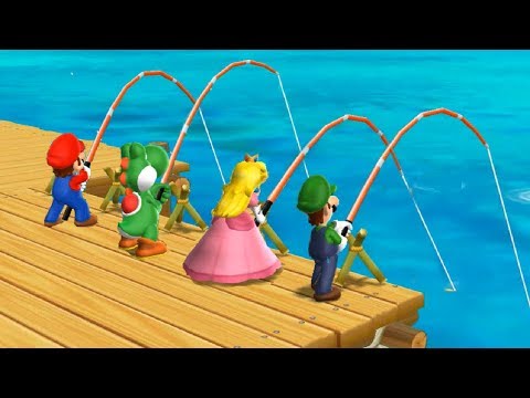 Mario Party 9 Step It Up - Peach vs Mario vs Luigi vs Yoshi Master Difficulty| Cartoons Mee