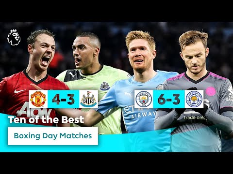 BEST Boxing Day Matches ft. Man Utd 4-3 Newcastle & Man City 6-3 Leicester | Premier League
