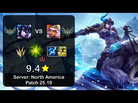 Sejuani Jungle vs Qiyana - NA Challenger - Patch 25.19