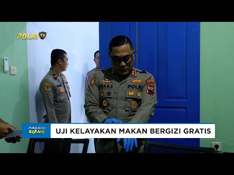 POLRES KEBUMEN UJI CEPAT KELAYAKAN MAKANAN BERGIZI GRATIS SEBELUM DIBAGIKAN