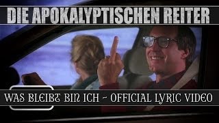 DIE APOKALYPTISCHEN REITER - Was Bleibt Bin Ich (OFFICIAL LYRIC VIDEO)
