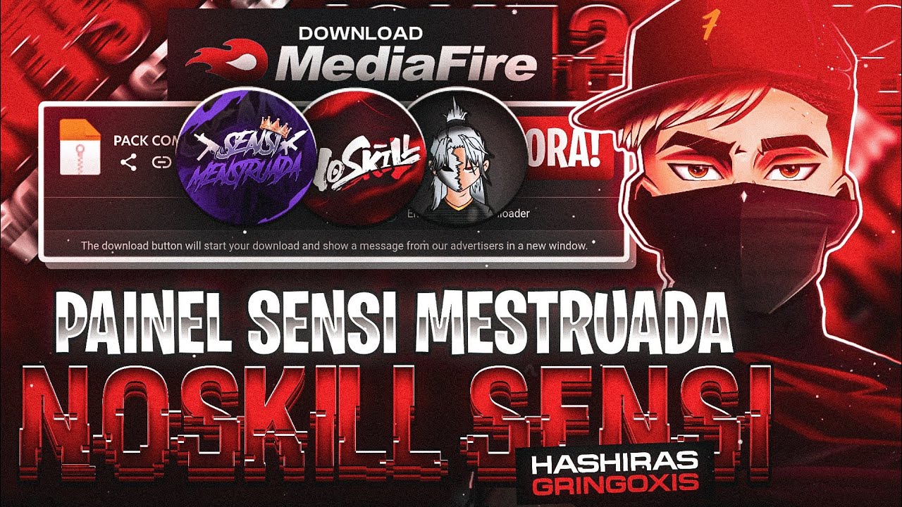 SAIU 😈 PAINEL XIT SENSI MESTRUADA - PACK NOSKILL SENSI - HASHIRAS GRINGOXIS - SENSI ANDROID e IPHONE