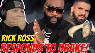 Rick Ross Responds to Drake Diss! | Rick Ross - Champagne Moments (Drake Diss) REACTION!!