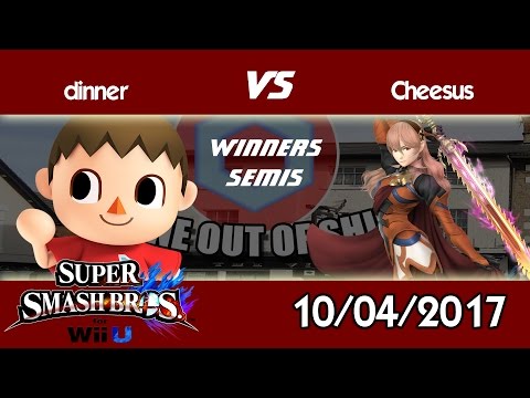 Swine Out of Shield - dinner (Villager) vs Cheesus (Corrin) - Wii U Winners Semis