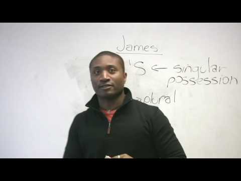 Apostrophe + S, after S (English Spelling)