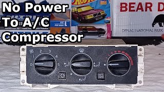 1991-1994 Volvo 940 & 960 ECC Climate Control: Blinking Lights