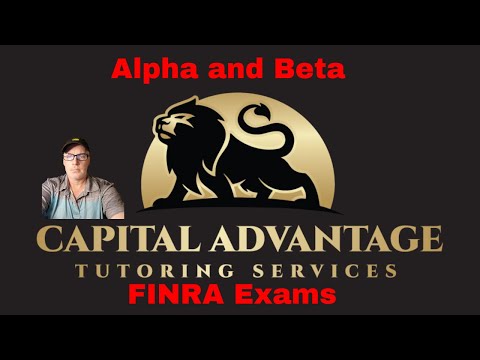 FINRA Exams  Alpha vs Beta (plus calculations)
