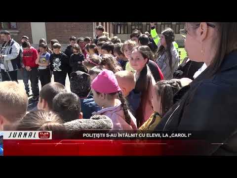 Poliţiştii s-au întâlnit cu elevii, la „Carol I” ( 11 05 2023 )