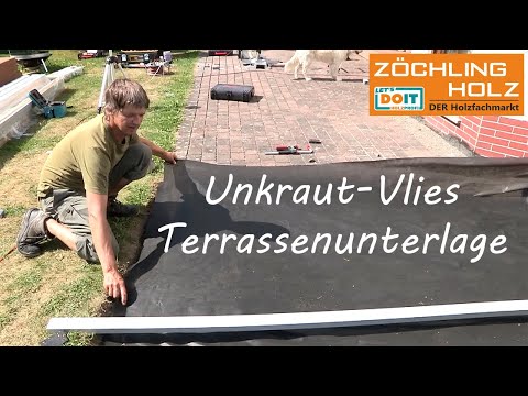 Unkrautvlies - Terrassenunterlage