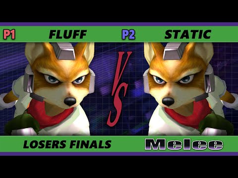 S@X 451 Losers Finals - Static (Fox) Vs. fluff (Fox) Smash Melee - SSBM
