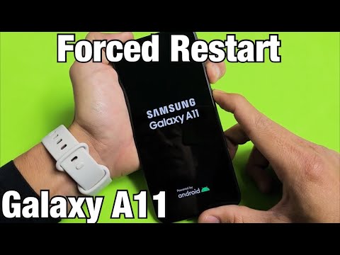 Galaxy A11: How to Force a Restart (Forced Restart)
